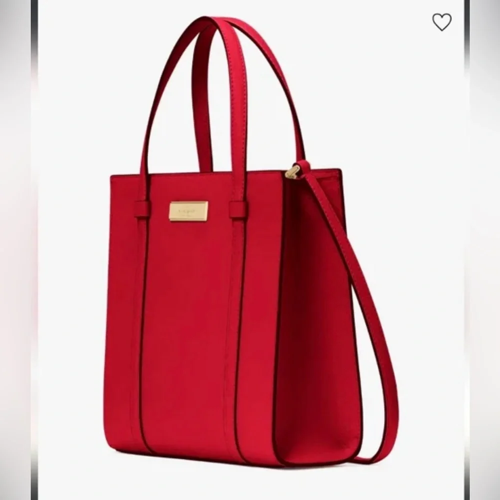 Kate spade red mini tote - Picture 1 of 6
